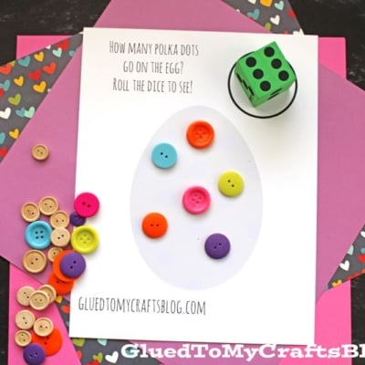 Busy Bag Easter Dice Game For Preschoolers