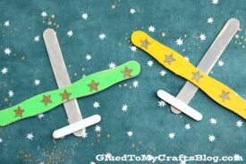 Popsicle Stick Airplanes - Kid Craft Idea