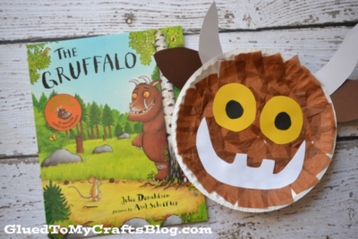 Paper Plate Gruffalo - Children's Book Craft Idea