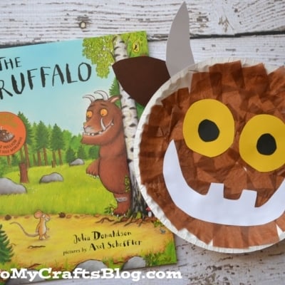 Paper Plate Gruffalo - Children's Book Craft Idea