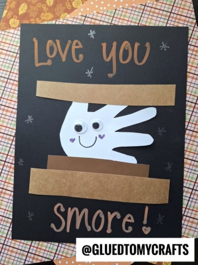 HANDPRINT SMORES KEEPSAKE CRAFT IDEA