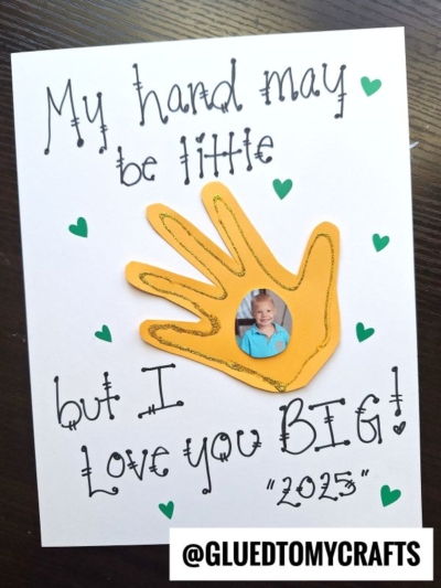 HANDPRINT LOVE YOU BIG KEEPSAKE
