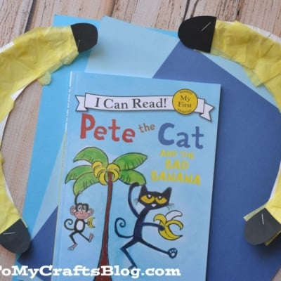 Paper Plate Banana Craft