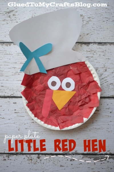 Paper Plate Little Red Hen