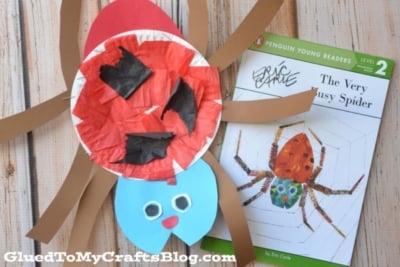 Eric Carle Paper Plate Spider Craft