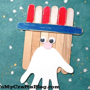 Popsicle Stick Uncle Sam - Kid Craft Idea For 4th of July