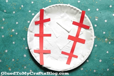 Paper Plate Baseball Craft Idea For Kids
