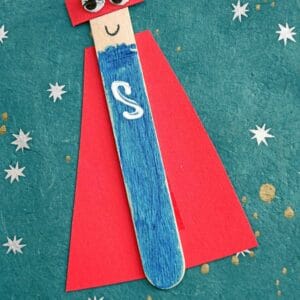 Popsicle Stick Superheroes - Puppet Kid Craft Idea