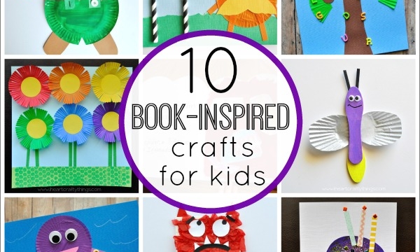 Book Inspired Kids Crafts Roundup