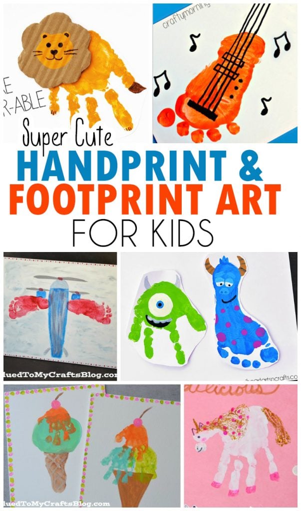 Cute Handprint & Footprint Art Ideas For Kids!