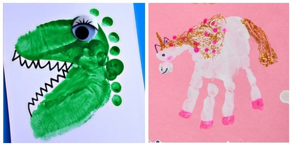 Cute Handprint & Footprint Art Ideas For Kids!