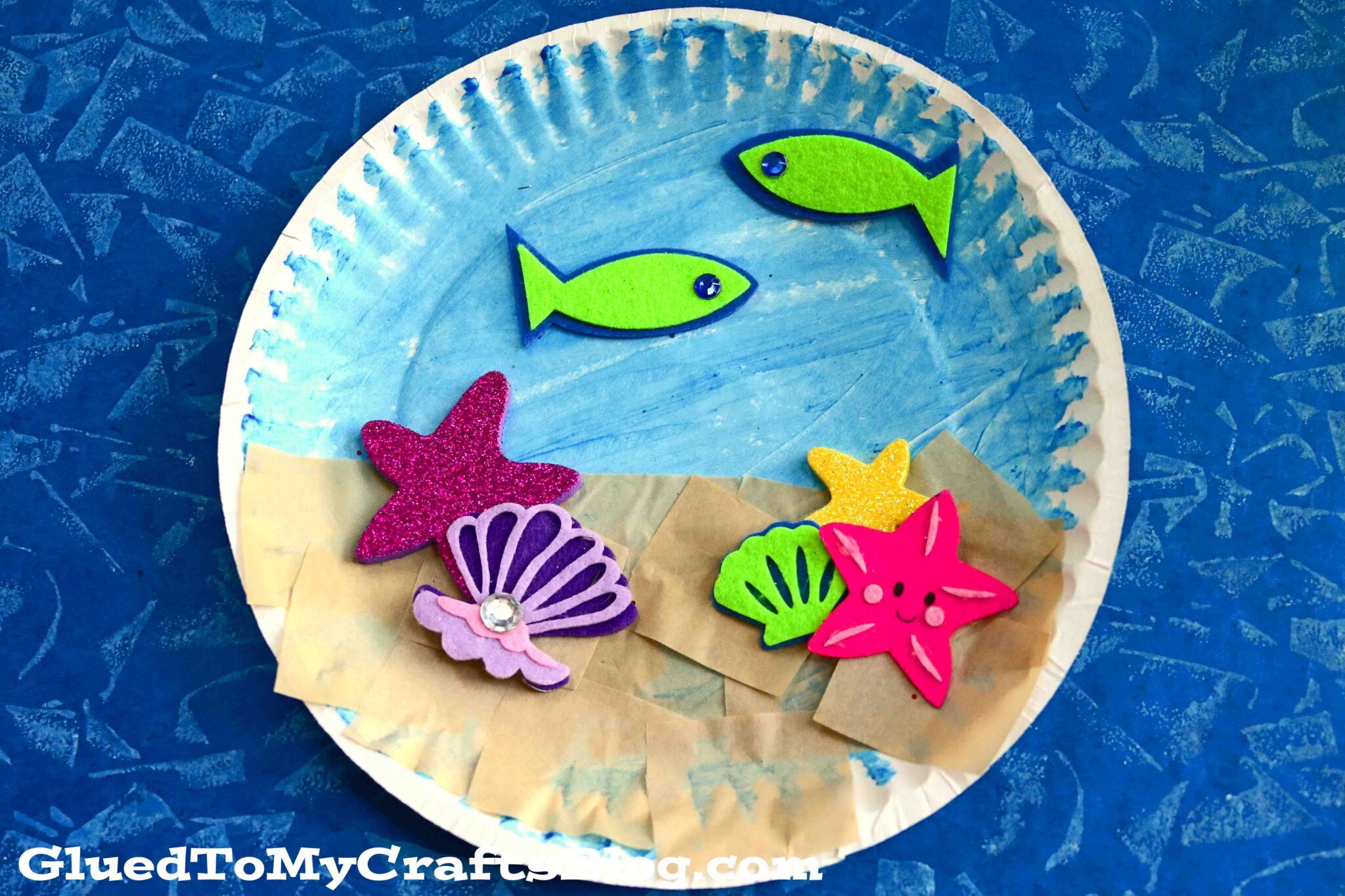 Paper Plate Under The Sea - Craft Idea For Summer