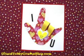 Sign Language I Love You Card - Kid Craft