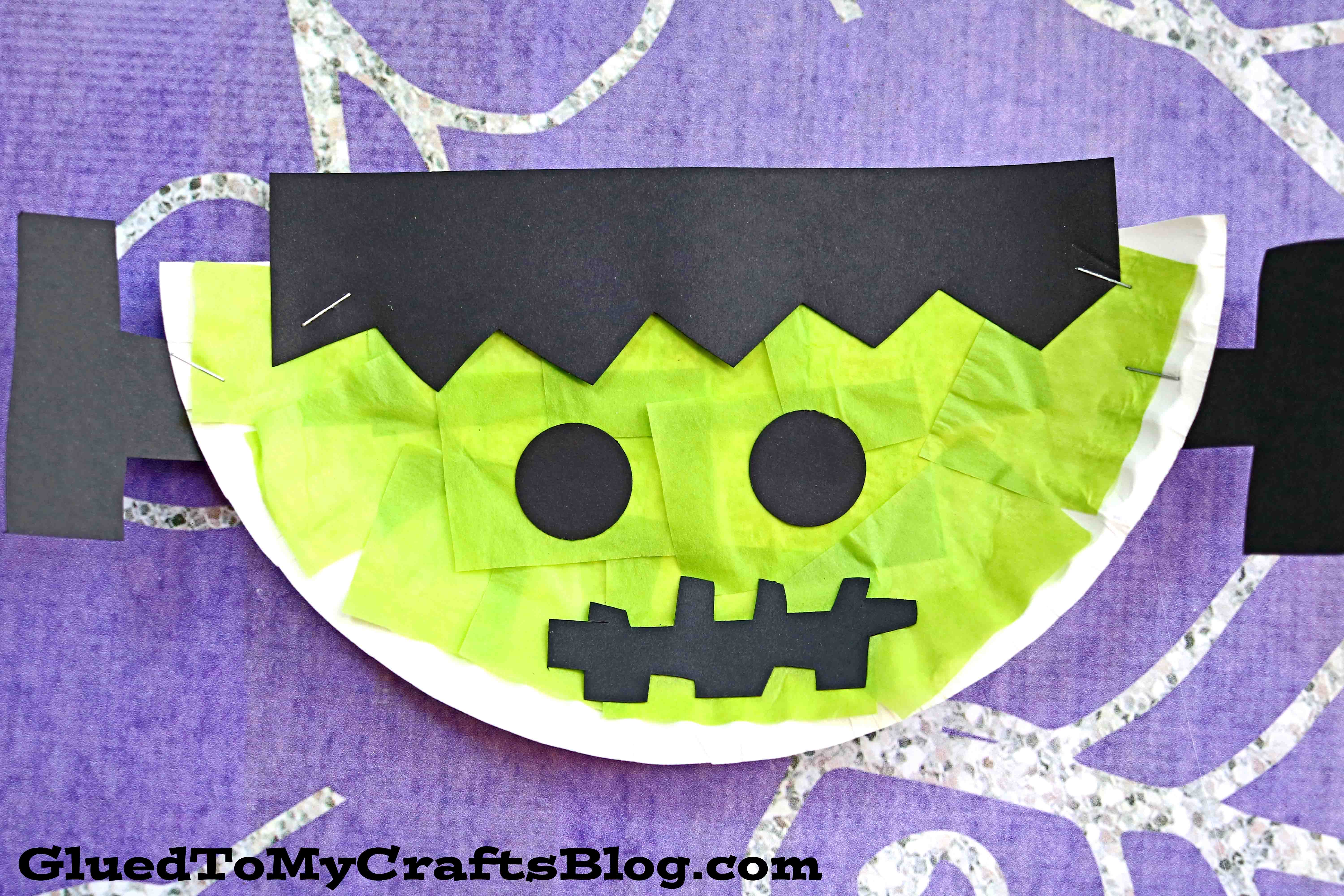 Paper Plate Frankenstein - Kid Craft
