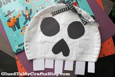 Paper Plate Skull Craft Idea