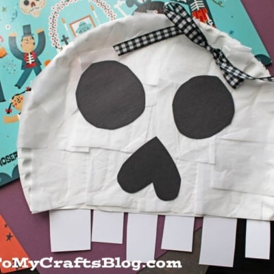 Paper Plate Skull Craft Idea