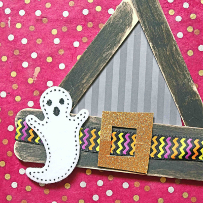 Popsicle Stick Witch Hats - Kid Craft Idea For Halloween