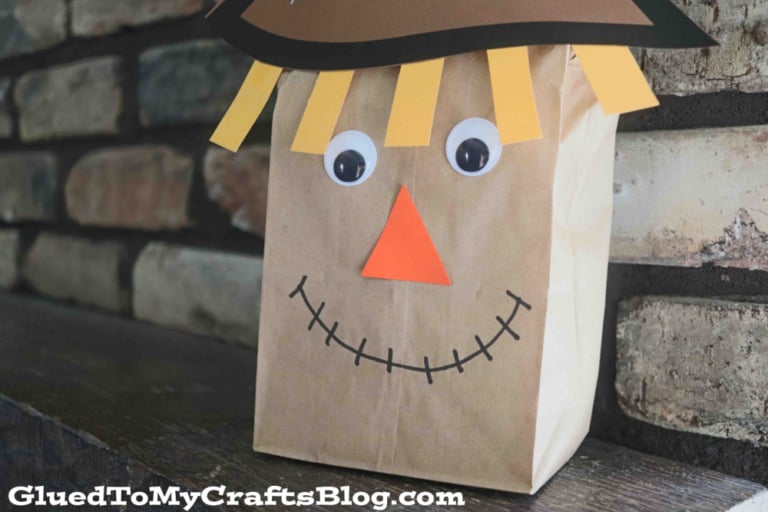 Paper Bag Scarecrow Craft
