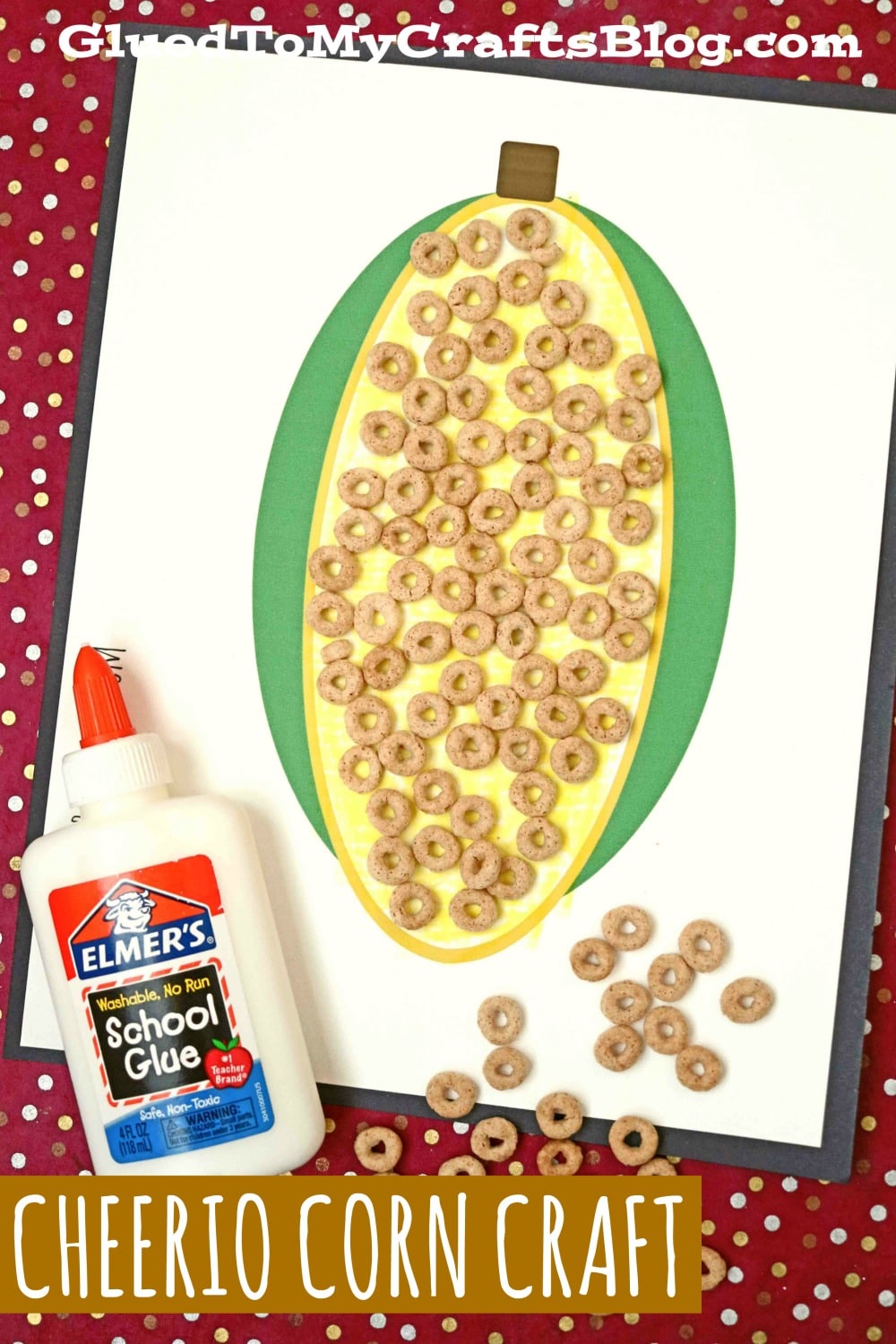 Cheerio Corn on the Cob Craft