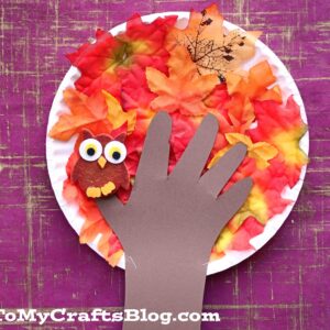 Paper Plate Fall Tree - Kid Craft