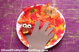 Paper Plate Fall Tree - Kid Craft
