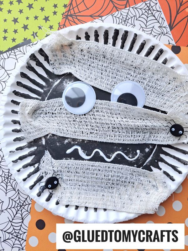 Paper Plate Mummy Craft Idea For Kids