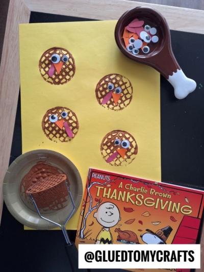 POTATO MASHER STAMPED TURKEYS