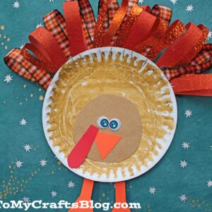 Paper Plate & Ribbon Turkey - Kid Craft
