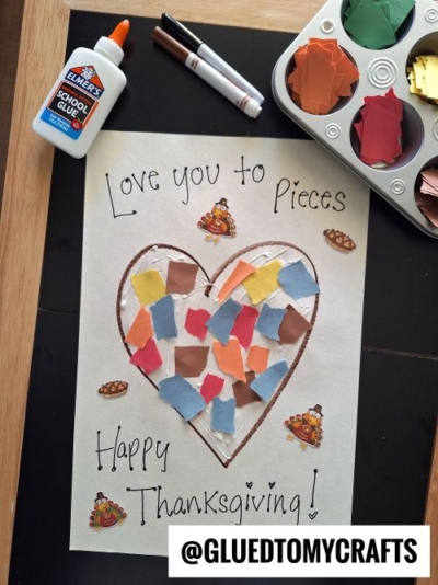 LOVE YOU TO PIECES - HAPPY THANKSGIVING CRAFT