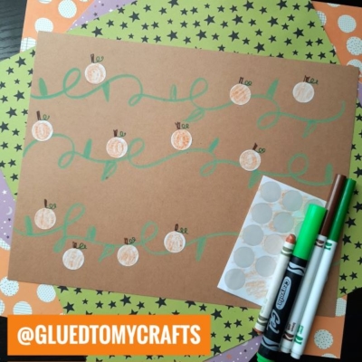 Use Coding Labels To Make A Pumpkin Patch Craft Idea