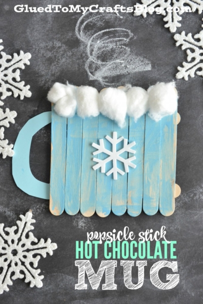 Popsicle Stick Hot Chocolate Mug - Kid Craft