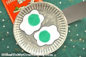 Paper Plate Dr Seuss Green Eggs - Kid Craft