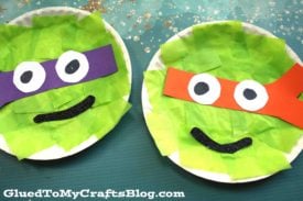 Paper Plate Ninja Turtles - Kid Craft