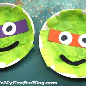 Paper Plate Ninja Turtles - Kid Craft