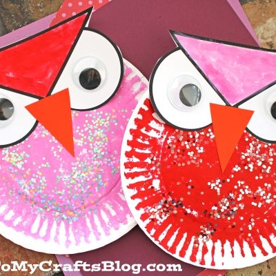 Paper Plate Owl Craft Idea For Kids