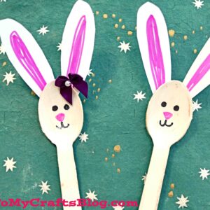 Wooden Spoon Bunnies - Kid Craft