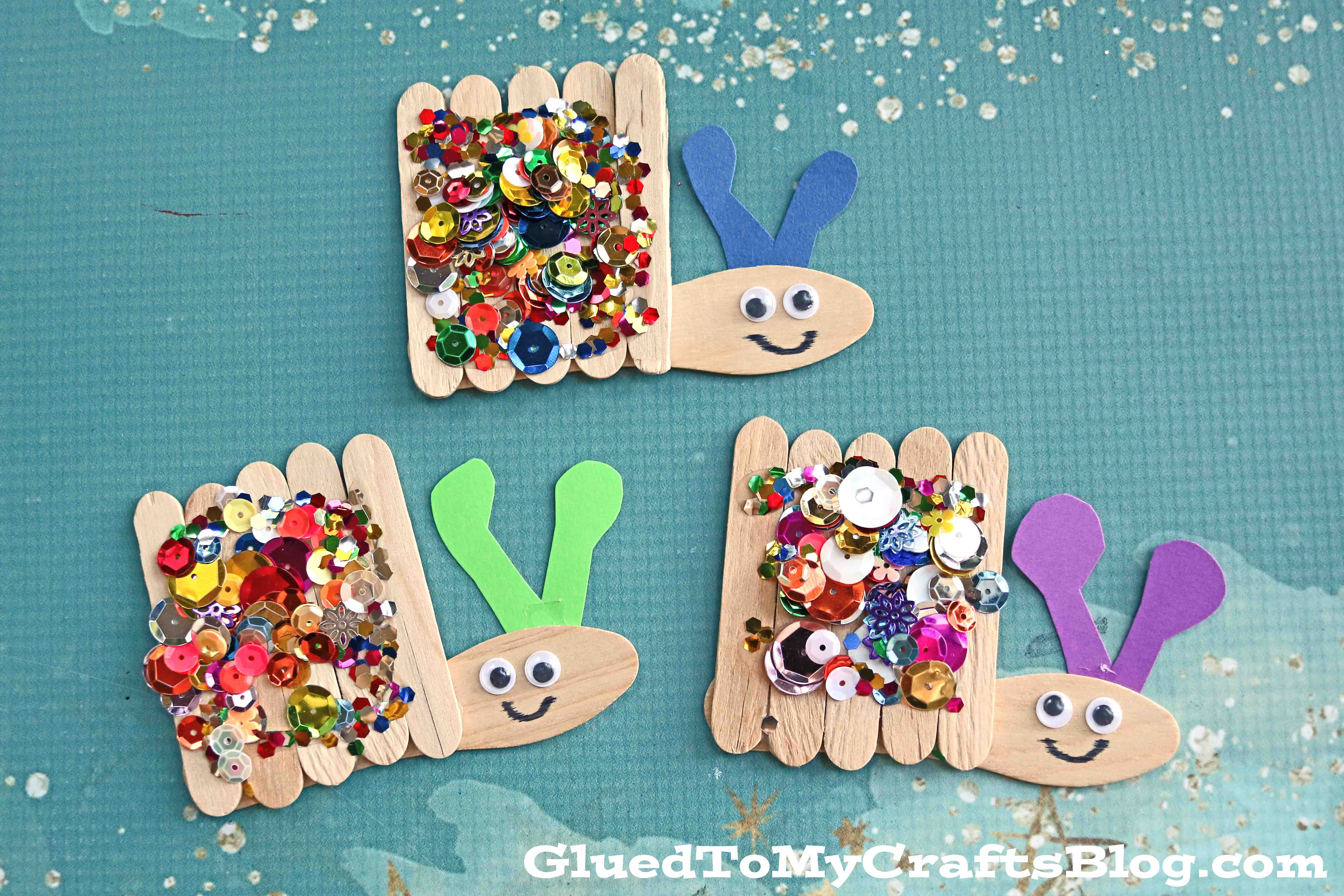 Popsicle Stick Snails - Spring Inspired Kid Craft Idea