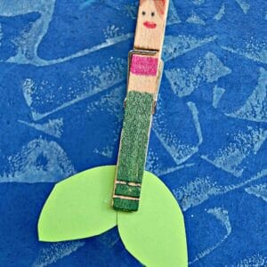 Clothespin Mermaids - Kid Craft Idea For Summer