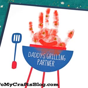 Handprint Daddy's Grilling Partner Keepsake w/free printable