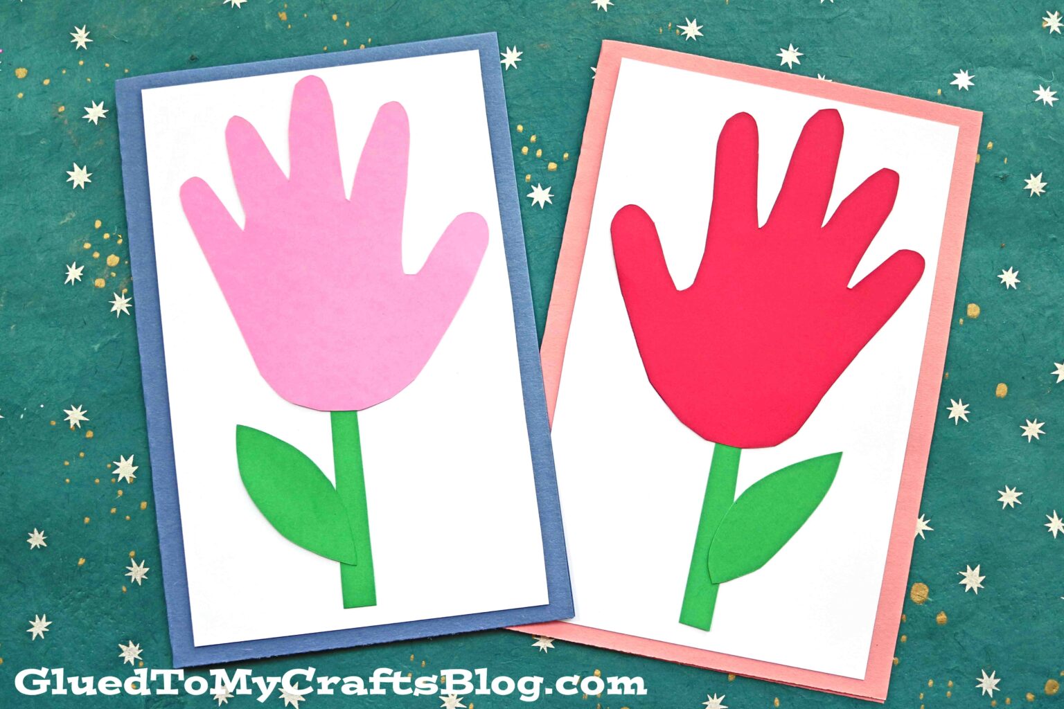 Handprint Flower Cards