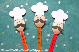 Wooden Spoon Chef Puppets - Kid Craft