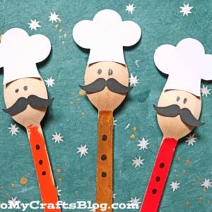 Wooden Spoon Chef Puppets - Kid Craft