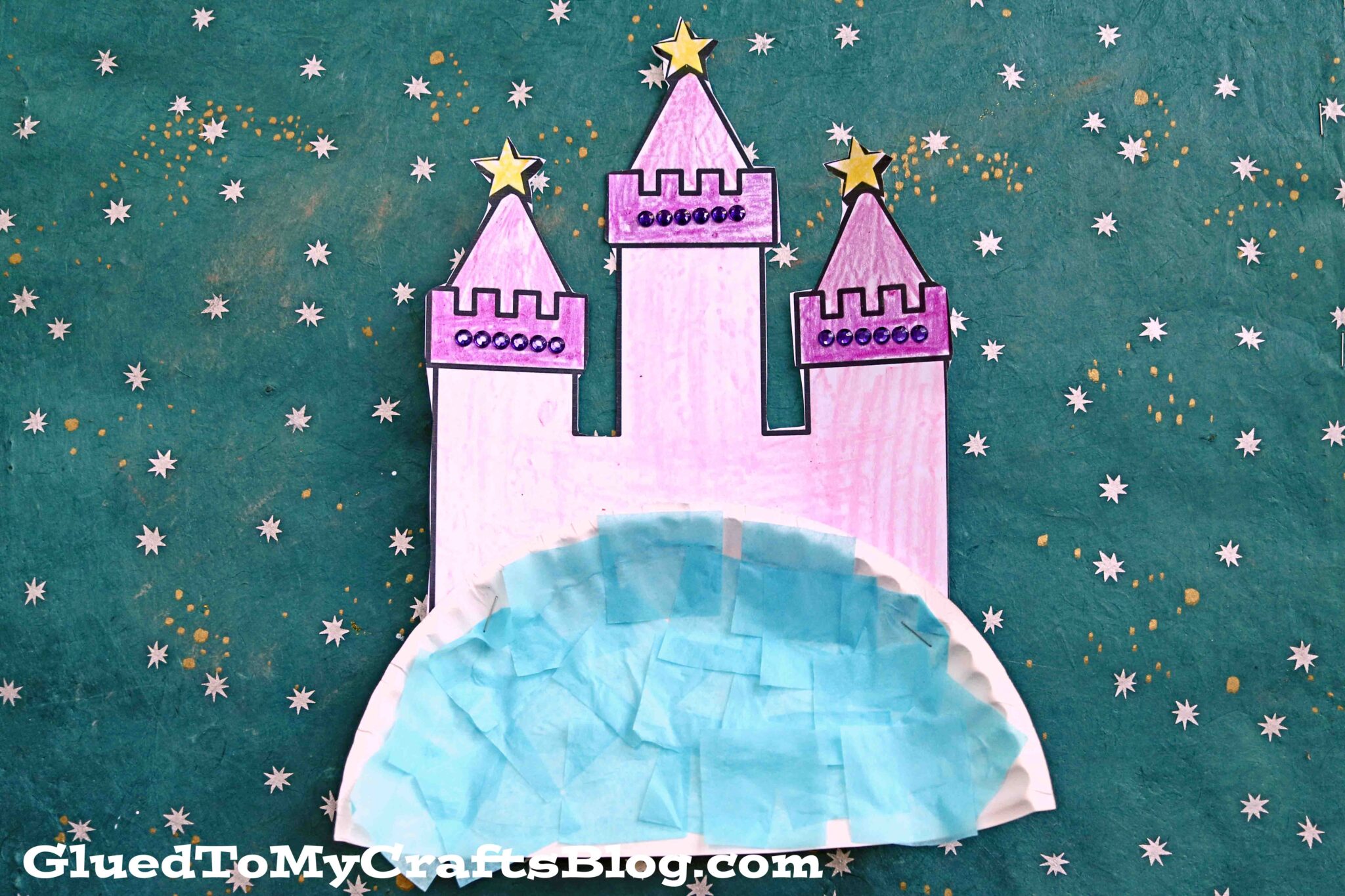 Paper Plate Princess Castle