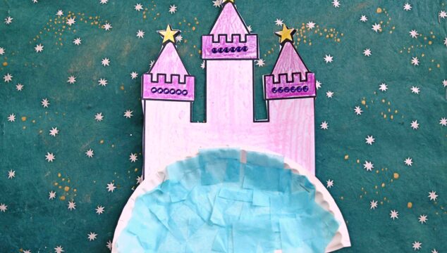 Paper Plate Princess Castle In The Sky - Kid Craft