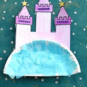 Paper Plate Princess Castle In The Sky - Kid Craft