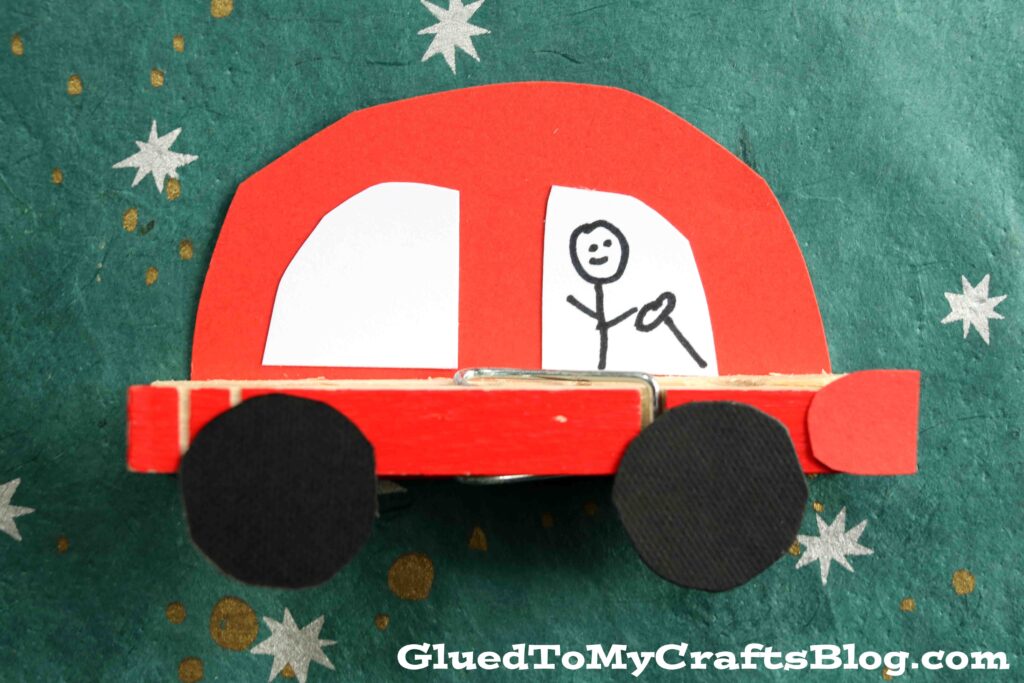 Paper & Clothespin Cars