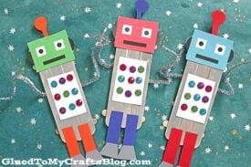 Popsicle Stick Robots - Super Creative Kid Craft Idea