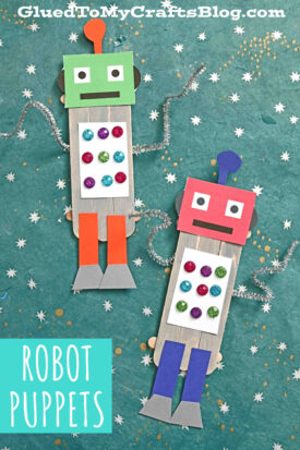 Popsicle Stick Robots - Super Creative Kid Craft Idea