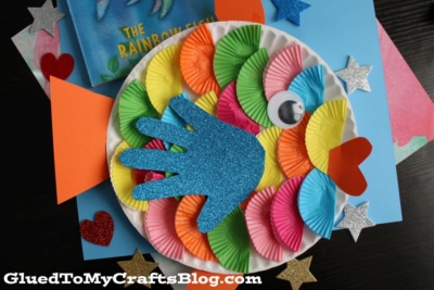 Paper Plate & Cupcake Liner Rainbow Fish Craft