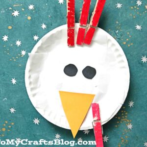 Paper Plate & Clothespin Chicken Craft For Kids To Make